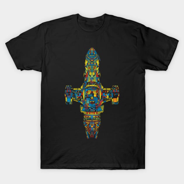 serenity mosaic T-Shirt by kharmazero